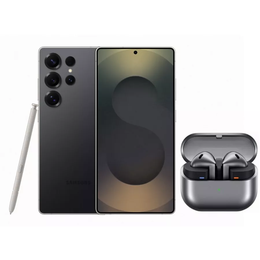 Smartphone SAMSUNG Pack S25Ultra Noir 256Go + Buds3