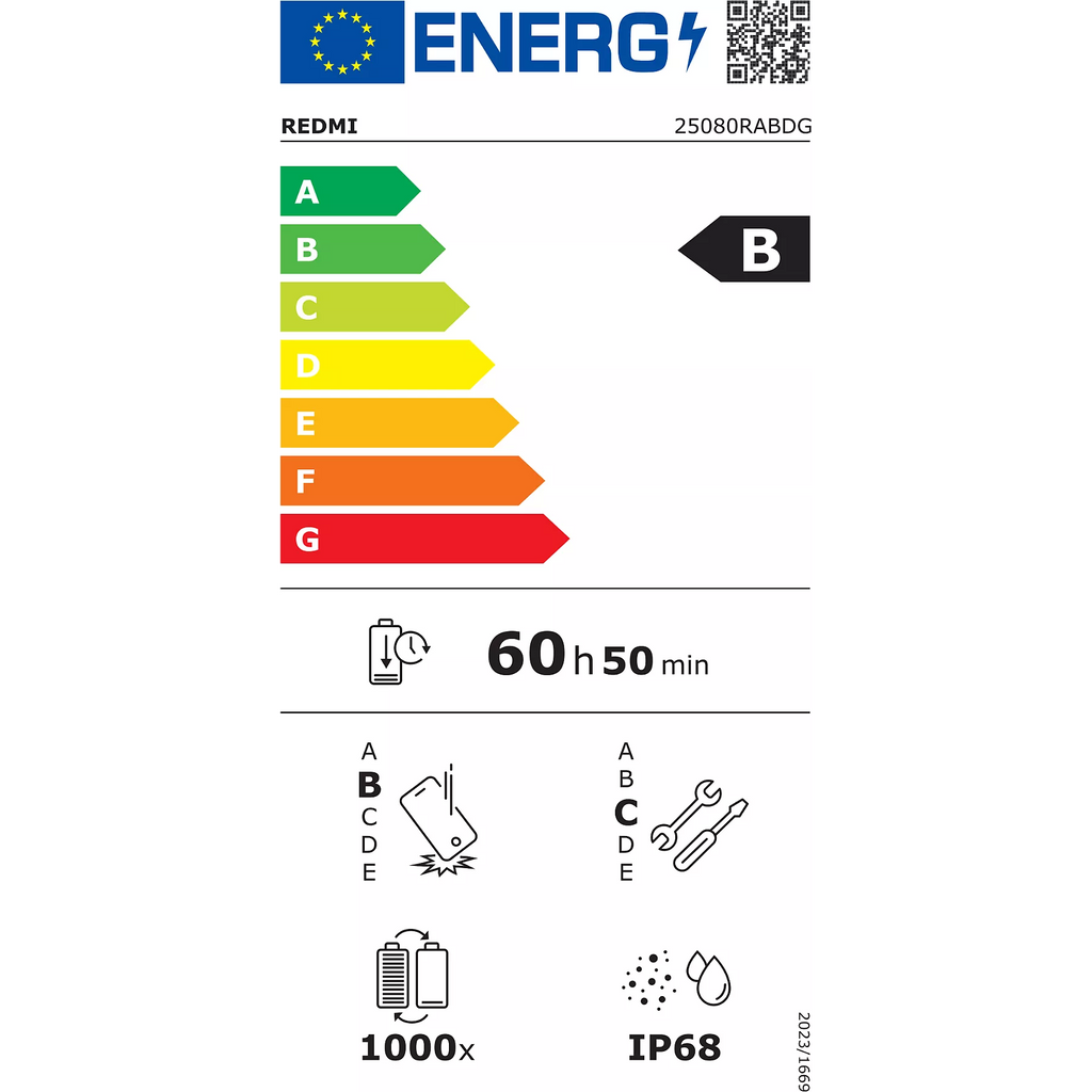 Smartphone XIAOMI Redmi Note 15 Pro Noir 256Go 5G