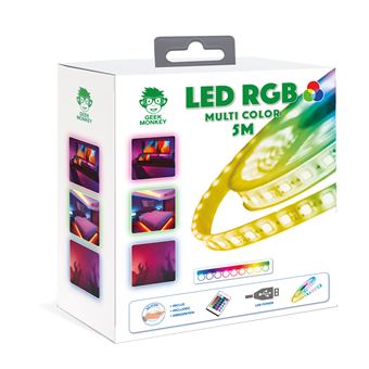 Autre accessoire gaming Geek Monkey Ruban Led RGB Neon 5 m