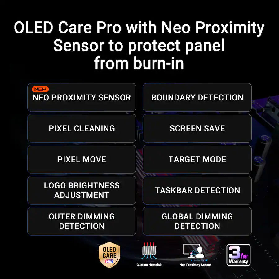 ROG Strix 4K OLED 240Hz 0.03ms Gaming Monitor