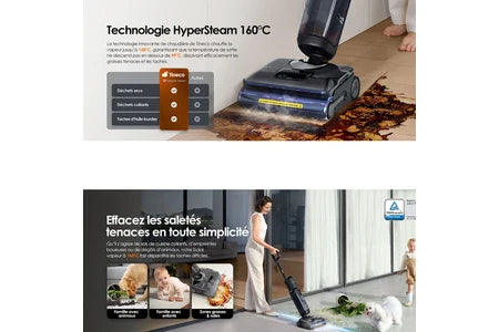 Aspirateur laveur Tineco Floor One S7 Stretch steam plus