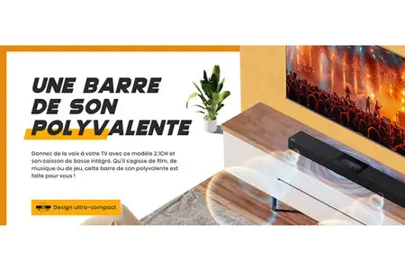 Barre de son Hisense HS2000 2.1 Noir